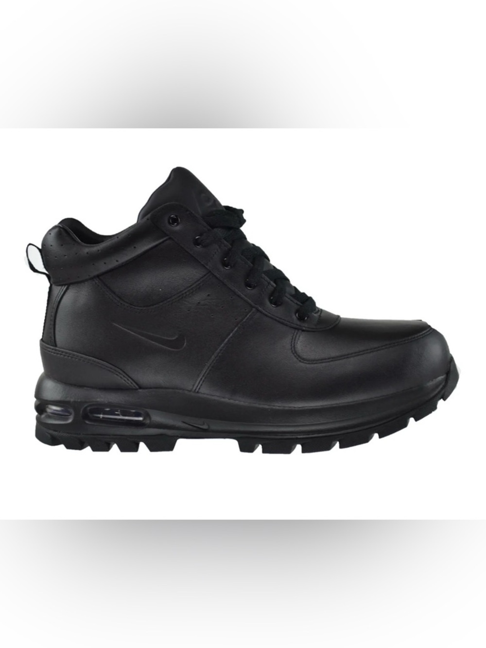 Nike Air Max Goadome ACG Black Leather Waterproof Boots Men's Size 11